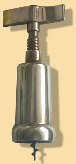 Italian brass corkscrew